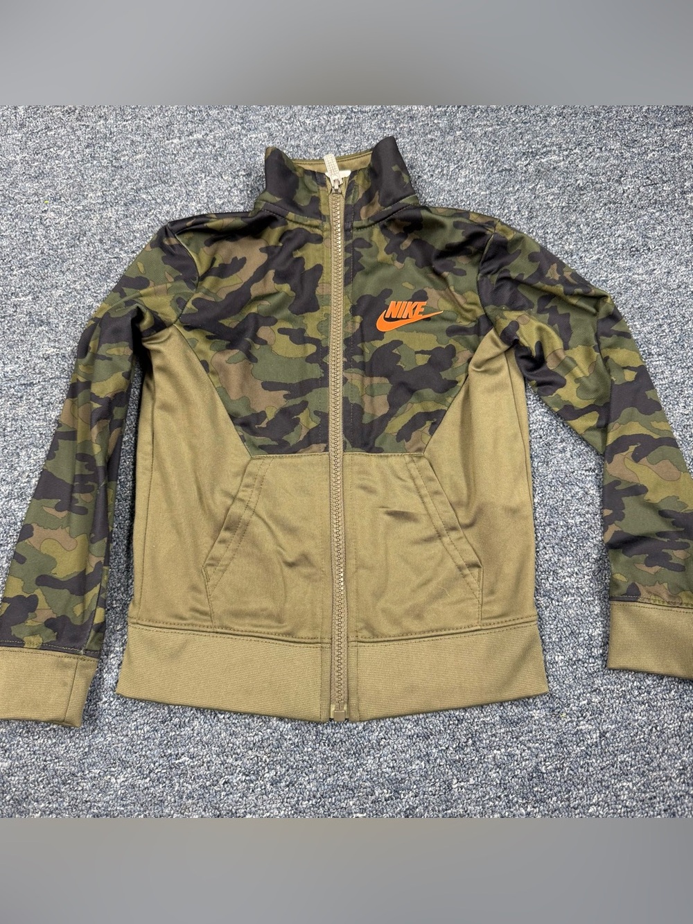 Nike Camo Full Zip Jacket Size 4 Little Boy
